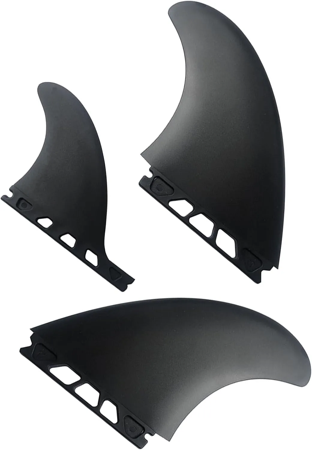 3Pcs Surfs Fin Set High Performances Fiberglass Fin Surfboards Thruster Fin for Surfing Longboards Shortboard Enduring