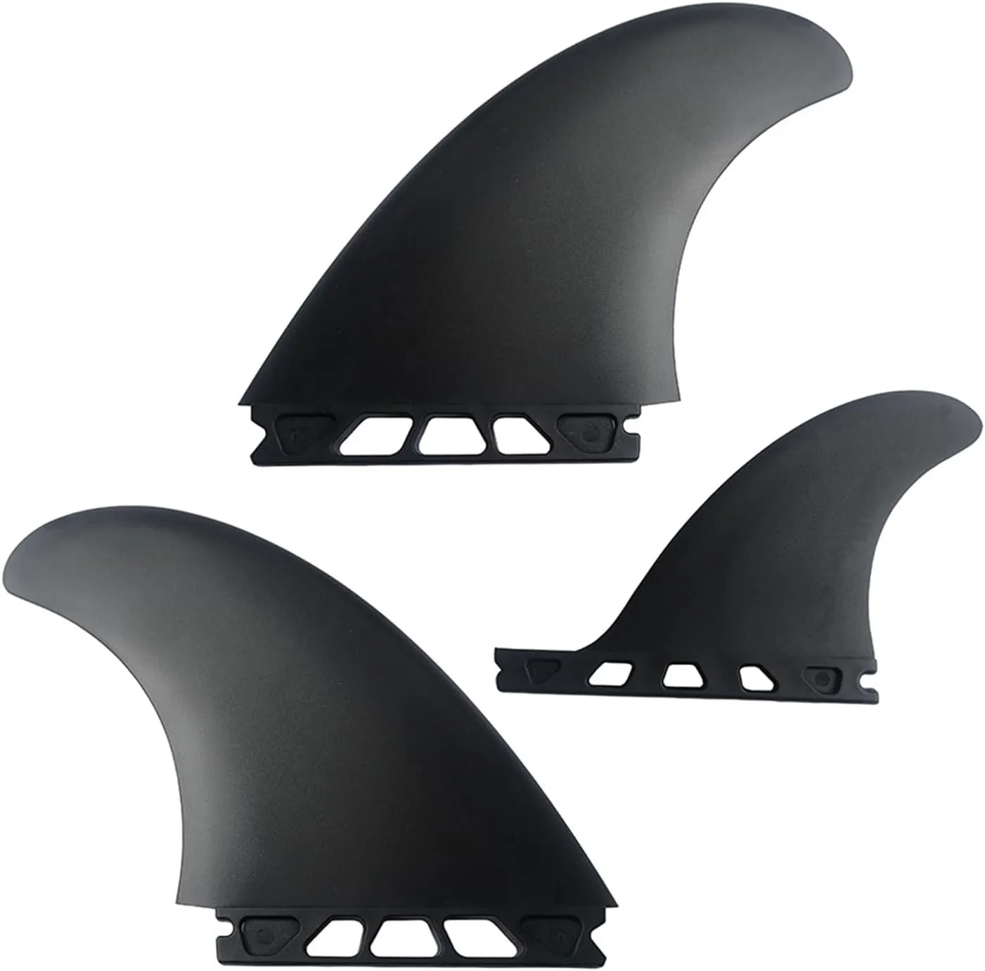 3Pcs Surfs Fin Set High Performances Fiberglass Fin Surfboards Thruster Fin for Surfing Longboards Shortboard Enduring