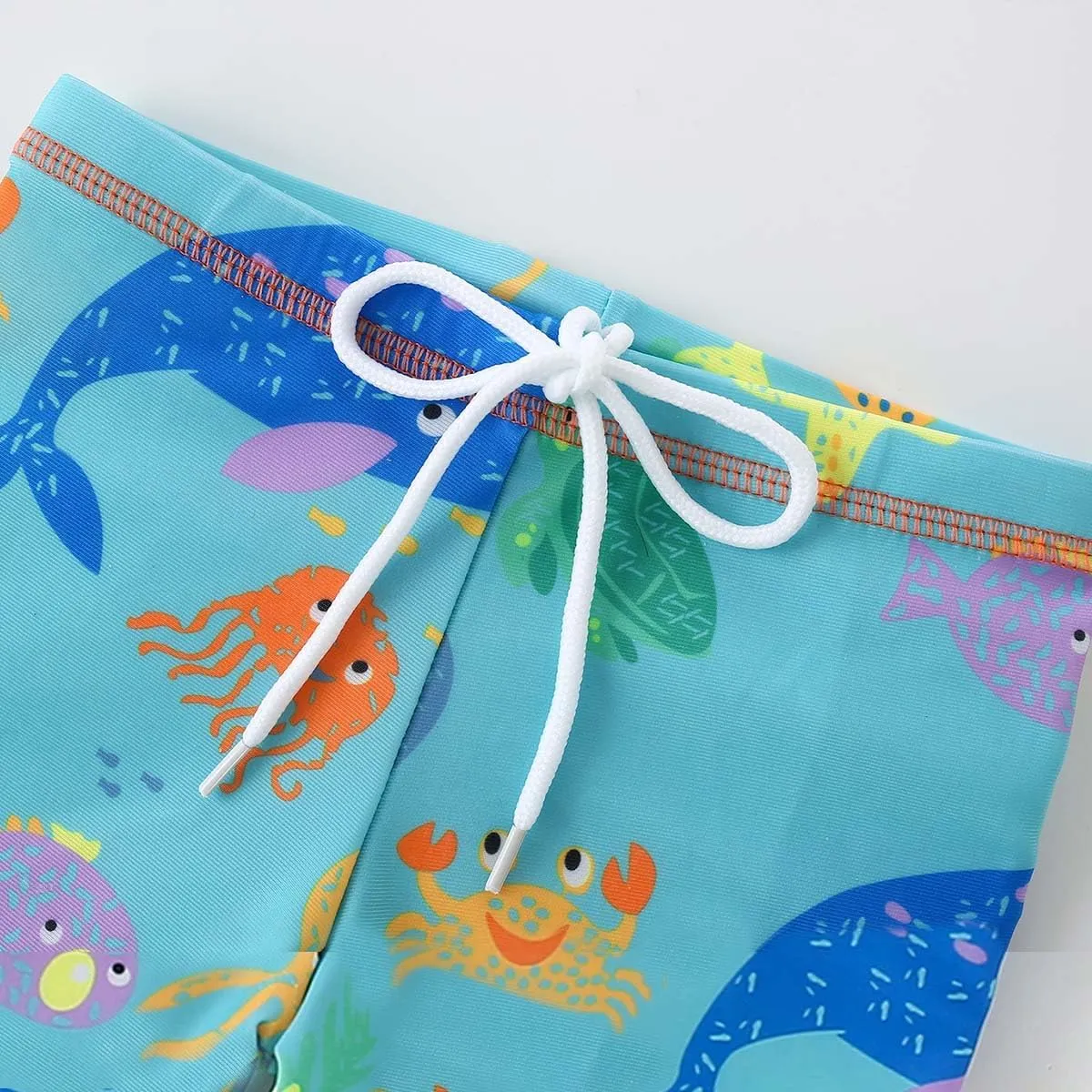 Baby Little Boys 2-10T Summer Swimwear Two Piece Rash Guard Bathing Suits Sun Protection Swimsuits Beachwear