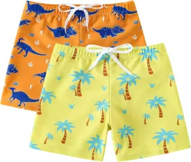 Boys Swim Trunks Quick Dry Board Shorts Swimwear Trunks Hawaii Beach Swimsuit Toddler Bathing Suit Bottom Kid 2-8Years