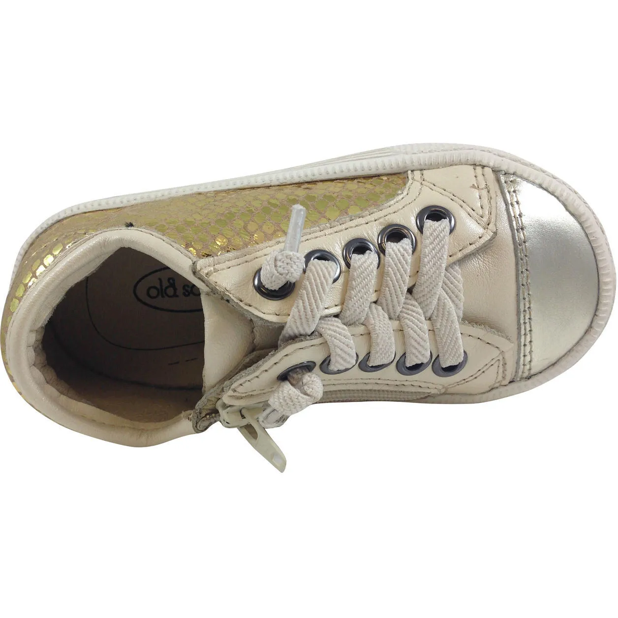Old Soles Girl's 1031 Gold Glam Jogger