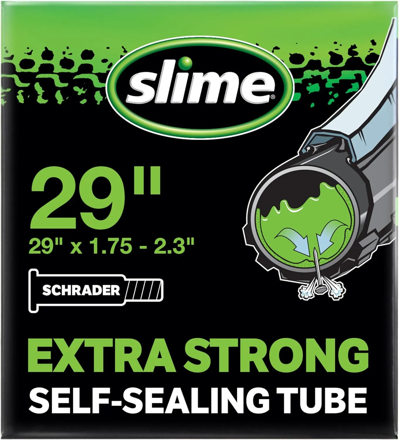 Slime Bike Inner Tube with Slime Puncture Sealant