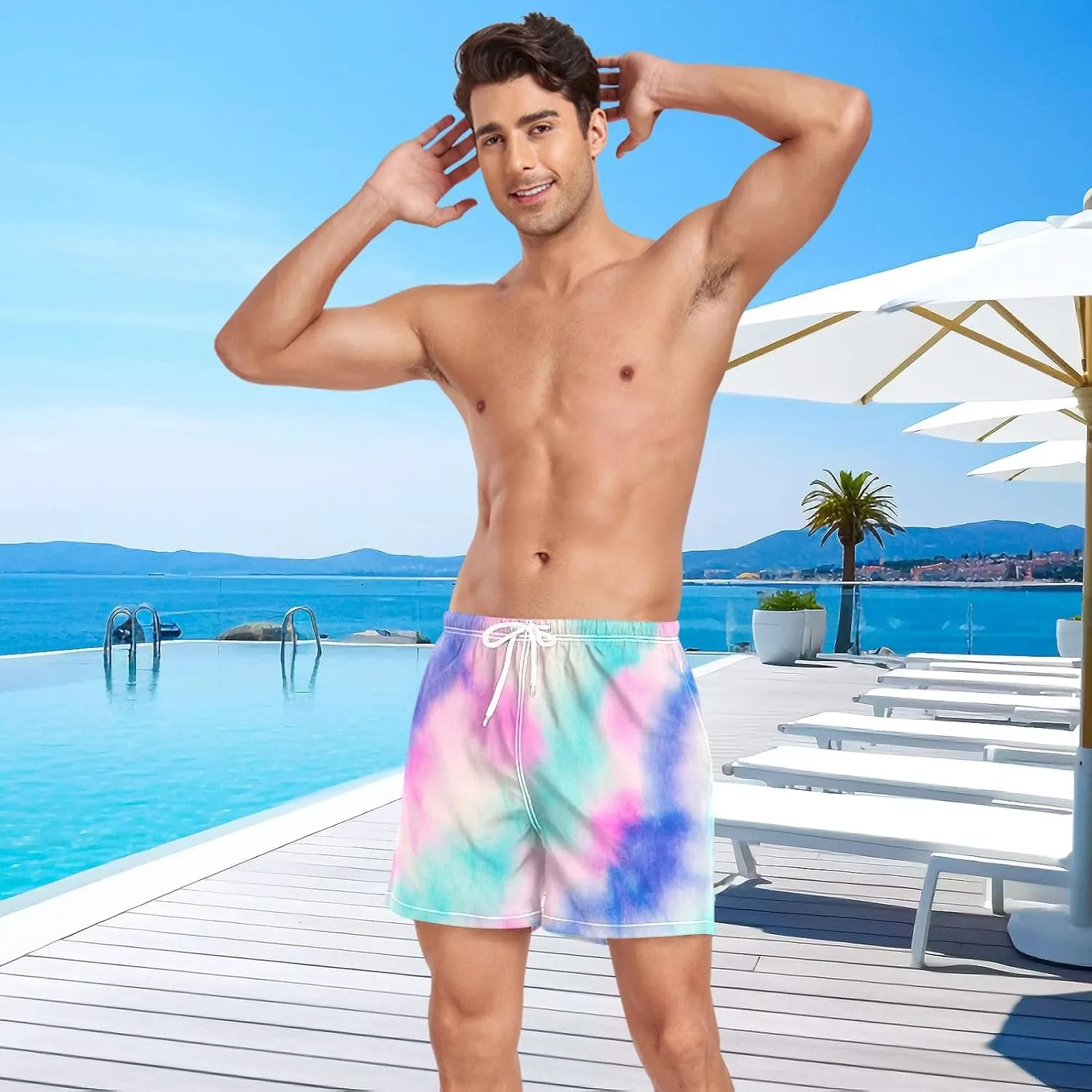 Swim Trunks for Men Casual Shorts Swimwear Summer Beach Wear S-XXL