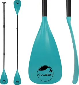 YVLEEN SUP Paddle Board PaddleStand up Paddleboard Paddles Adjustable Aluminum 4-Piece Floating Kayak PaddleConvertible Paddle
